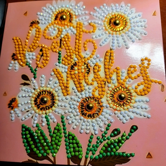 Best Wishes Flower Card (2 available) - Picture 2 of 6